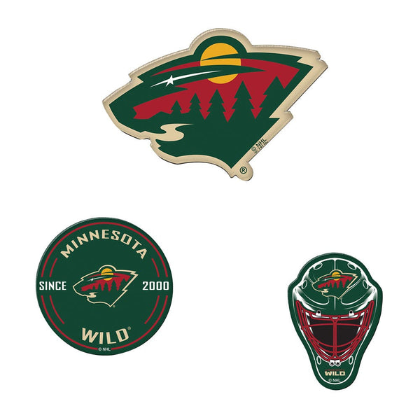 Minnesota Wild Premium Acrylic Magnet Pack Carded