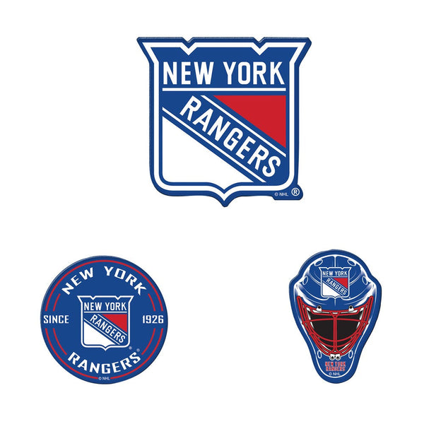 New York Rangers Premium Acrylic Magnet Pack Carded