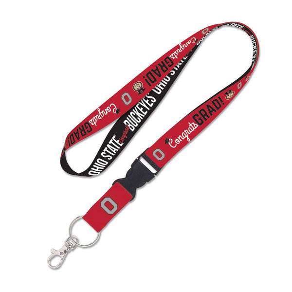 Ohio State Buckeyes Lanyard w/detachable buckle 1"