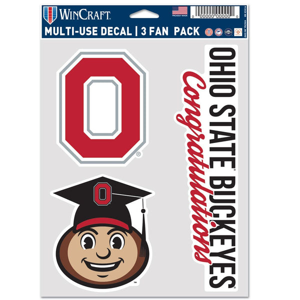 Ohio State Buckeyes Multi Use 3 fan pack