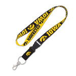 Iowa Hawkeyes Lanyard w/detachable buckle 1"