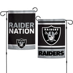 Las Vegas Raiders Slogan Garden Flags 2 sided 12.5" x 18"