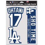 Los Angeles Dodgers PLAYERS CHOICE DIAMOND CLUB(R) Multi Use 3 Fan Pack Shohei Ohtani
