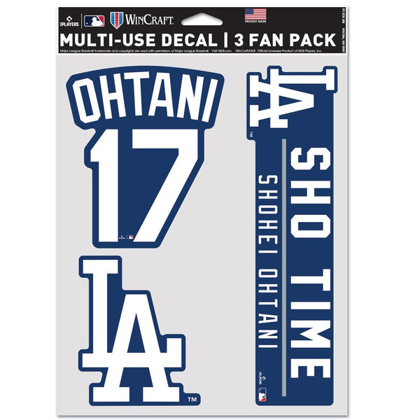 Los Angeles Dodgers PLAYERS CHOICE DIAMOND CLUB(R) Multi Use 3 Fan Pack Shohei Ohtani