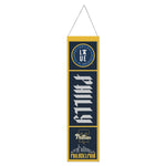 Philadelphia Phillies / City Connect City Connect Wool Banner 8" x 32"