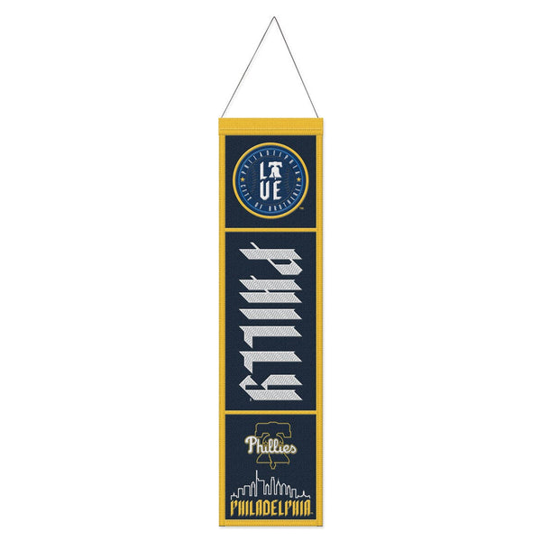 Philadelphia Phillies / City Connect City Connect Wool Banner 8" x 32"