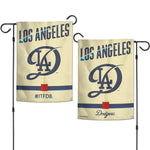 Los Angeles Dodgers / City Connect City Connect Garden Flags 2 sided 12.5" x 18"