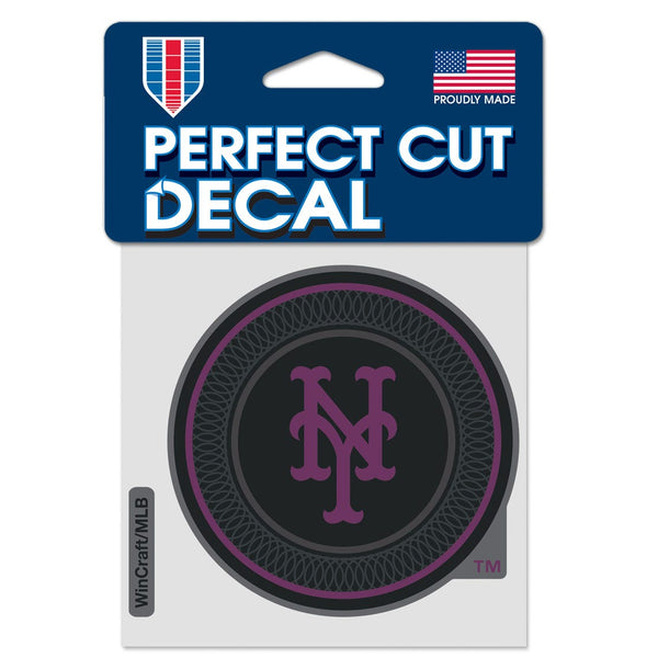 New York Mets / City Connect City Connect Perfect Cut Color Decal 4" x 4"