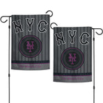 New York Mets / City Connect City Connect Garden Flags 2 sided 12.5" x 18"