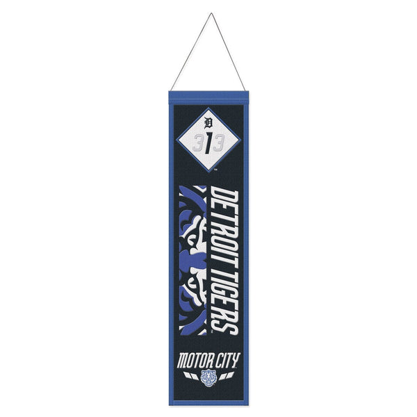 Detroit Tigers / City Connect City Connect Wool Banner 8" x 32"