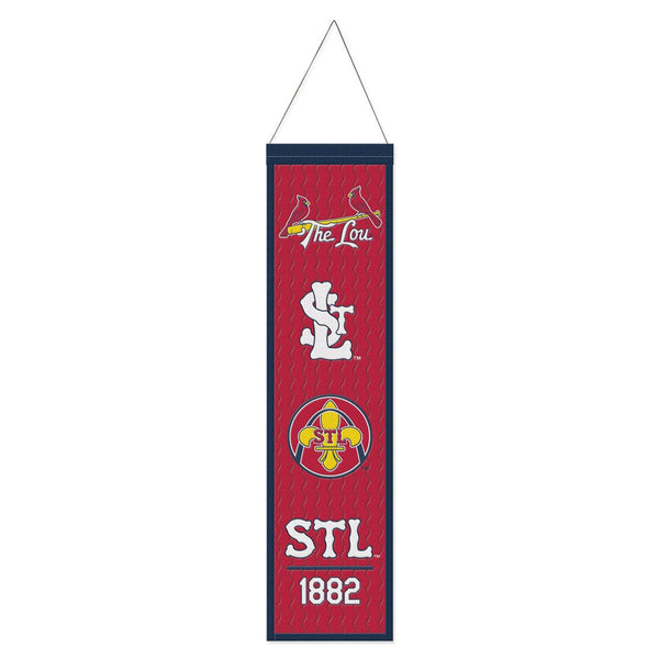 St. Louis Cardinals / City Connect City Connect Wool Banner 8" x 32"
