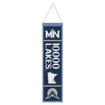 Minnesota Twins / City Connect City Connect Wool Banner 8" x 32"