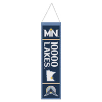 Minnesota Twins / City Connect City Connect Wool Banner 8" x 32"