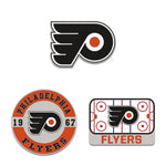 Philadelphia Flyers 3pc Enamel Pin Set