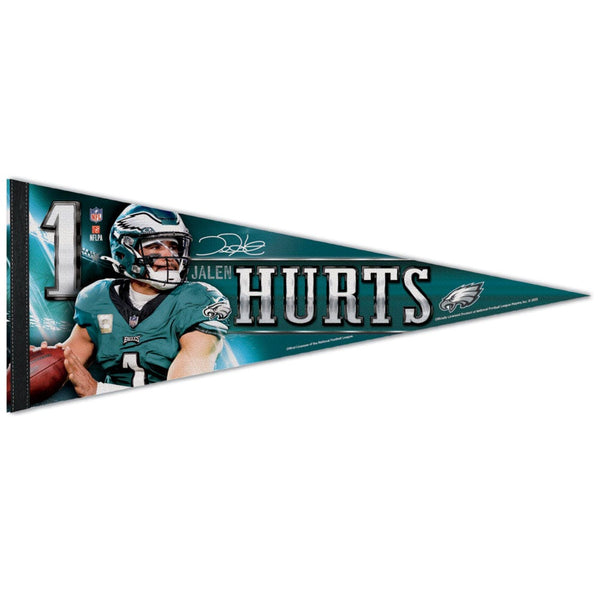 Philadelphia Eagles Premium Pennant 12" x 30" Jalen Hurts