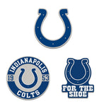 Indianapolis Colts Logo / Slogan / Est. Year 3pc Enamel Pin Set