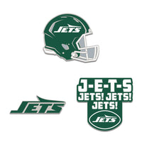 New York Jets 3pc Enamel Pin Set