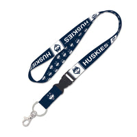 UConn Huskies REPEAT Lanyard w/detachable buckle 1"