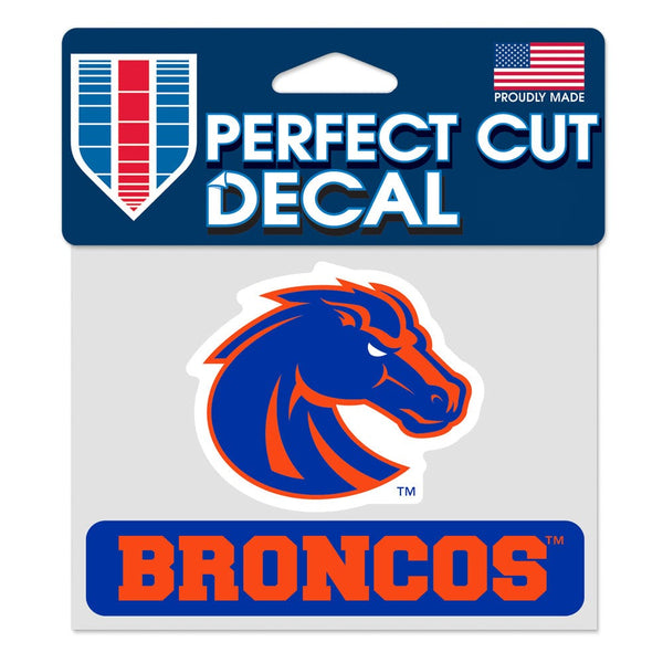 Boise State Broncos PRIMARY Perfect Cut Color Decal 4.5" x 5.75"