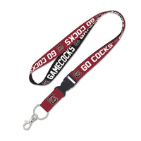 South Carolina Gamecocks Slogan Lanyard w/detachable buckle 1"