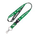 North Texas Mean Green Team Heather Lanyard w/detachable buckle 1"