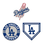 Los Angeles Dodgers 3pc Enamel Pin Set