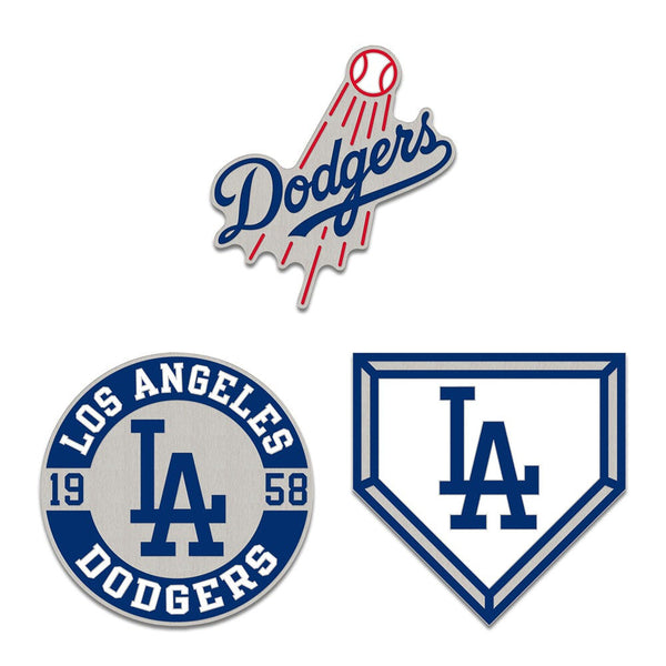 Los Angeles Dodgers 3pc Enamel Pin Set