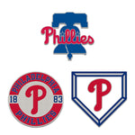 Philadelphia Phillies 3pc Enamel Pin Set