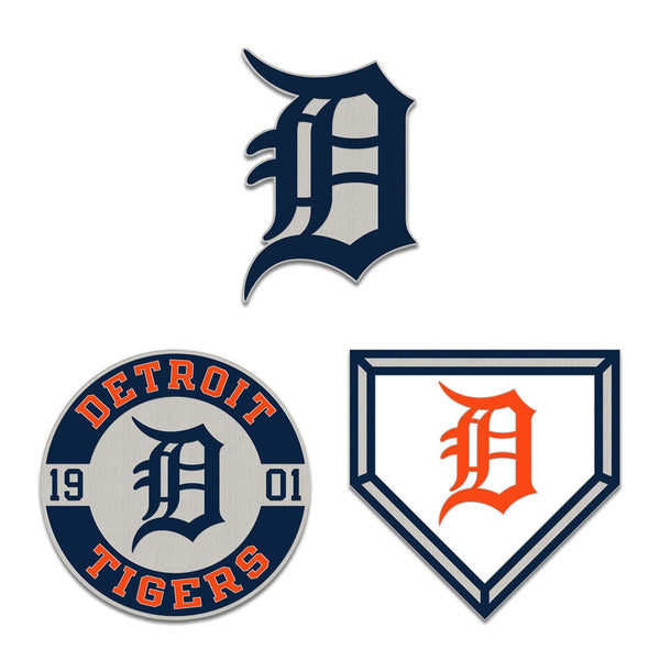 Detroit Tigers 3pc Enamel Pin Set