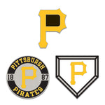 Pittsburgh Pirates 3pc Enamel Pin Set