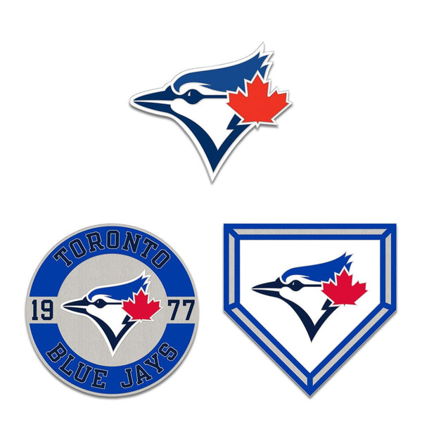 Toronto Blue Jays 3pc Enamel Pin Set