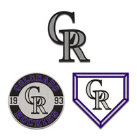 Colorado Rockies 3pc Enamel Pin Set