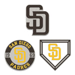 San Diego Padres 3pc Enamel Pin Set