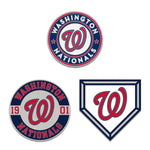 Washington Nationals 3pc Enamel Pin Set