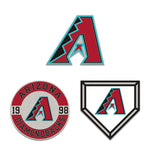 Arizona Diamondbacks 3pc Enamel Pin Set