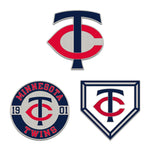 Minnesota Twins 3pc Enamel Pin Set