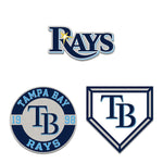 Tampa Bay Rays 3pc Enamel Pin Set