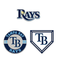 Tampa Bay Rays 3pc Enamel Pin Set