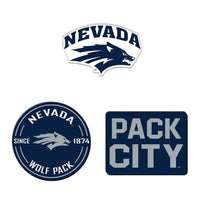 Nevada Wolf Pack Premium Acrylic Magnet Pack Carded