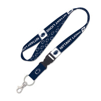Penn State Nittany Lions Repeat Pattern Lanyard w/detachable buckle 1"