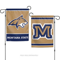 Wholesale-Montana State Bobcats Garden Flags 2 sided 12.5" x 18"