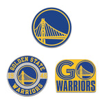 Golden State Warriors 3pc Enamel Pin Set