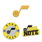 Utah Jazz 3pc Enamel Pin Set