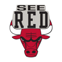 Chicago Bulls Collector Enamel Pin Jewelry Card