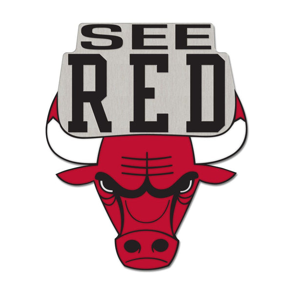 Chicago Bulls Collector Enamel Pin Jewelry Card