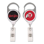 Wholesale-Utah Utes Retrct 2S Prem Badge Holders