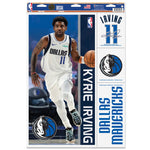 Dallas Mavericks Multi Use Decal 11" x 17" Kyrie Irving