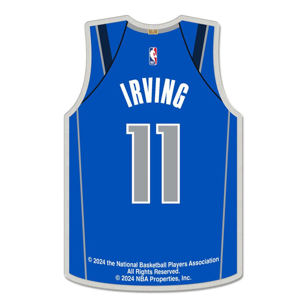 Dallas Mavericks Collector Pin Jewelry Card Kyrie Irving