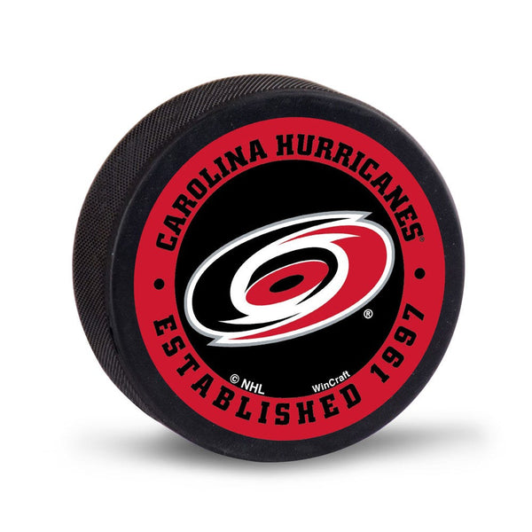 Carolina Hurricanes Hockey Puck Packaged