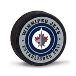 Winnipeg Jets Hockey Puck Packaged